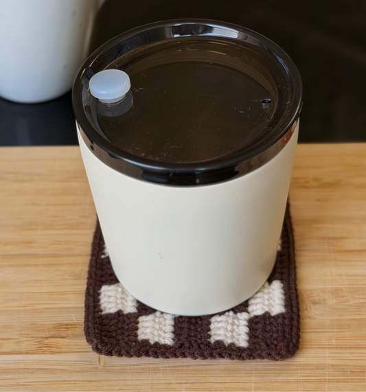 Checkered Handwoven Coaster