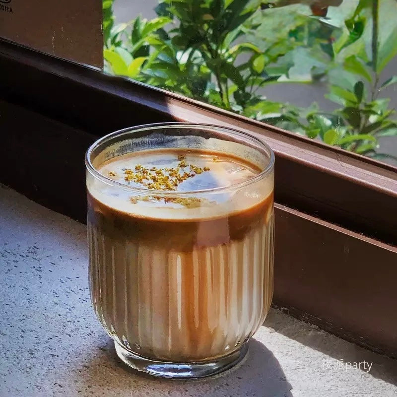 Iced Coffee Glass Cup