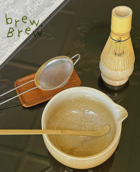 Matcha Sifter & Measuring Spoon Set