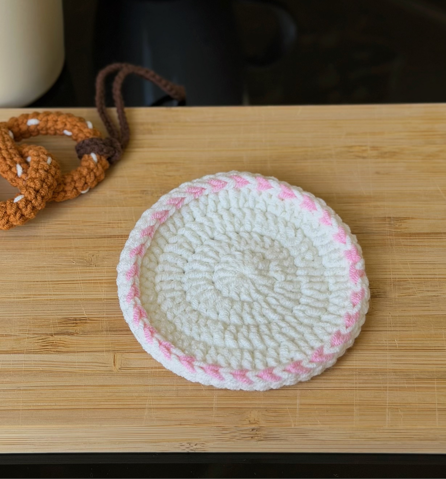 Two-Tone Handwoven Coaster
