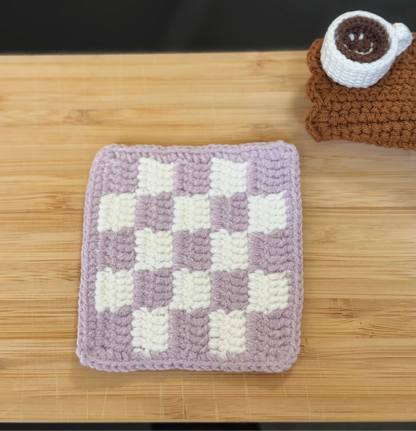 Checkered Handwoven Coaster