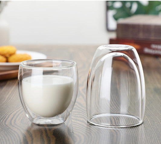 Double-Wall Borosilicate Glass Cup (250ml)